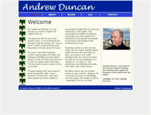 Tablet Screenshot of andrewduncan.co.uk